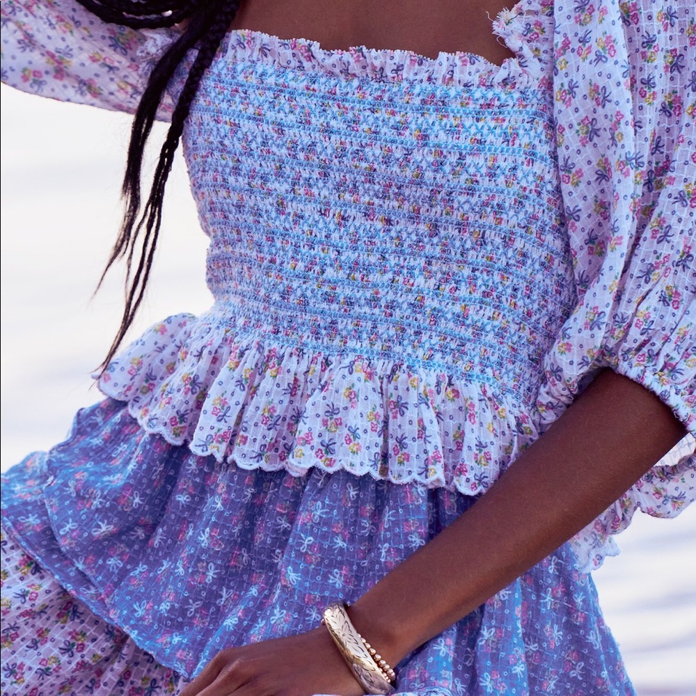 LoveShackFancy Shaw dress vista blue - Picture 4 of 6